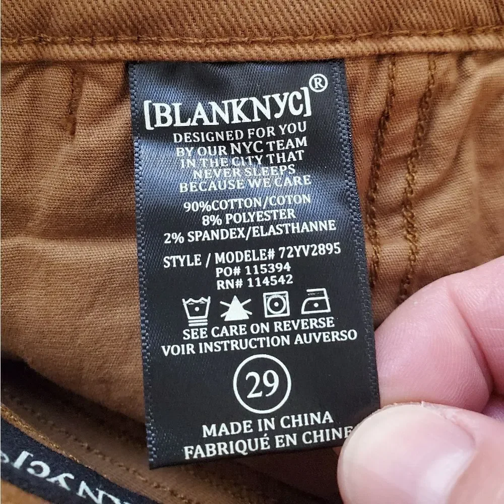 Blank NYC The Delancey Wide Leg Pants sz 29
